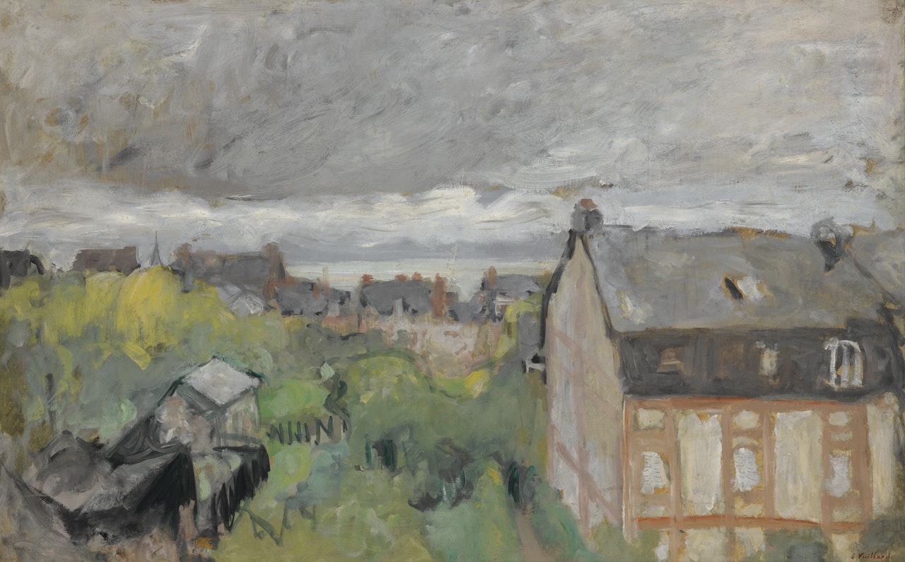 LES TOITS MAUVES by Édouard Vuillard