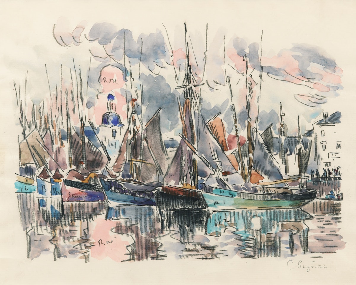 LES SABLES D'OLONNE by Paul Signac