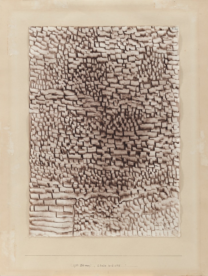 STEINWÃSTE (STONE DESERT) by Paul Klee