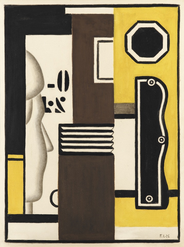 COMPOSITION AVEC PROFIL by Fernand Leger