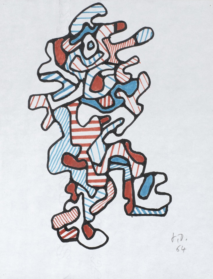 PERSONNAGE XIV by Jean Dubuffet