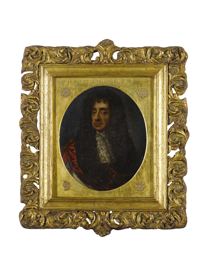 PORTRAIT OF KING CHARLES II (1630-85) by English School