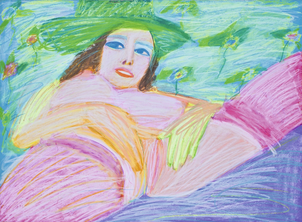 MY NEON CUNT  by Walasse Ting