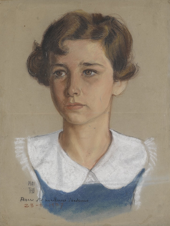 PORTRAIT OF NICOLE GRILHAULT DES FONTAINES by Mai Trung Thu