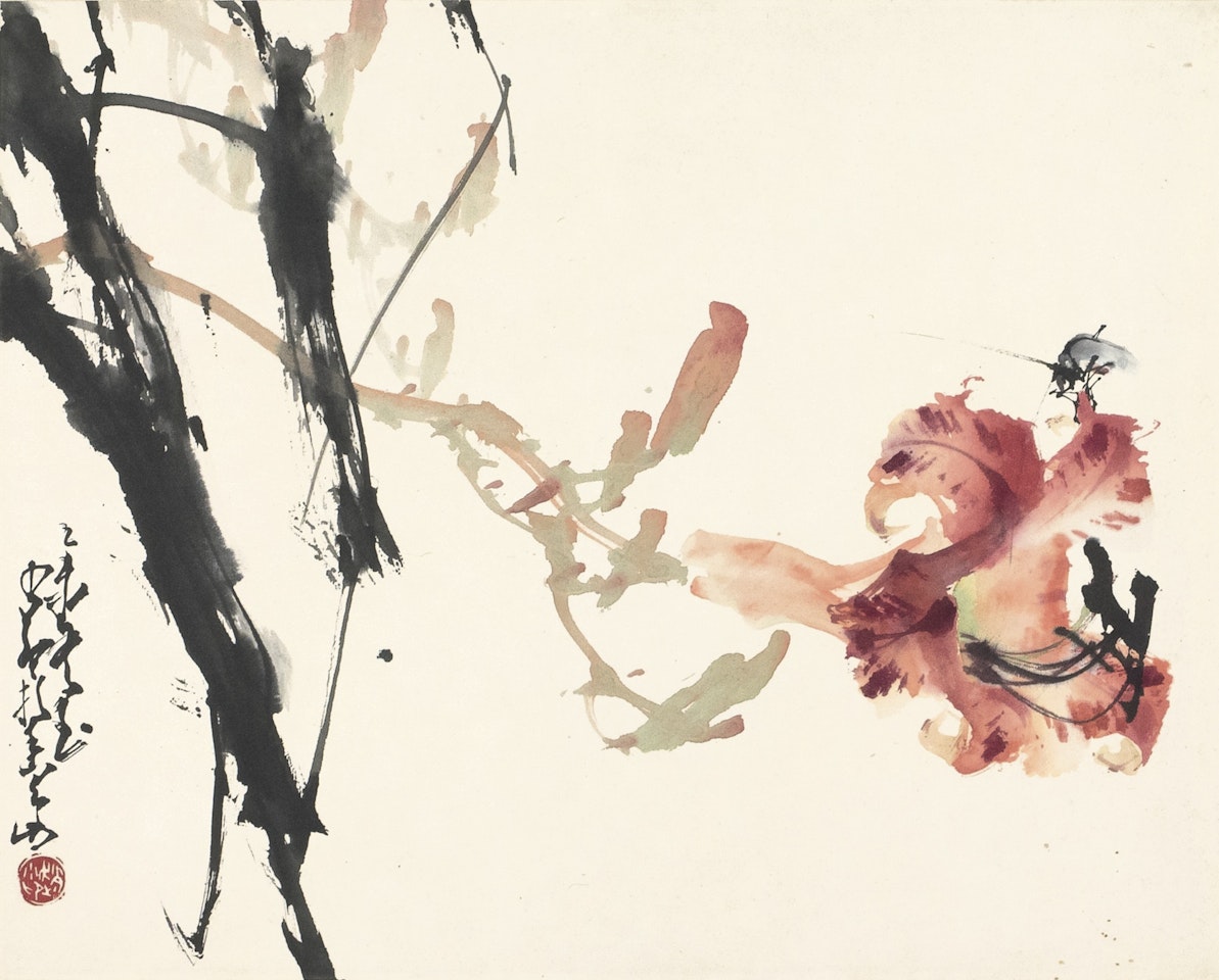 INSECTS BY THE DAYLILY by Zhao Shao'ang