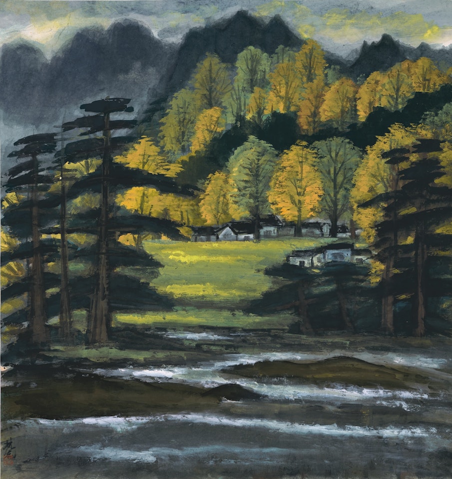AUTUMN SCENERY by Lin Fengmian