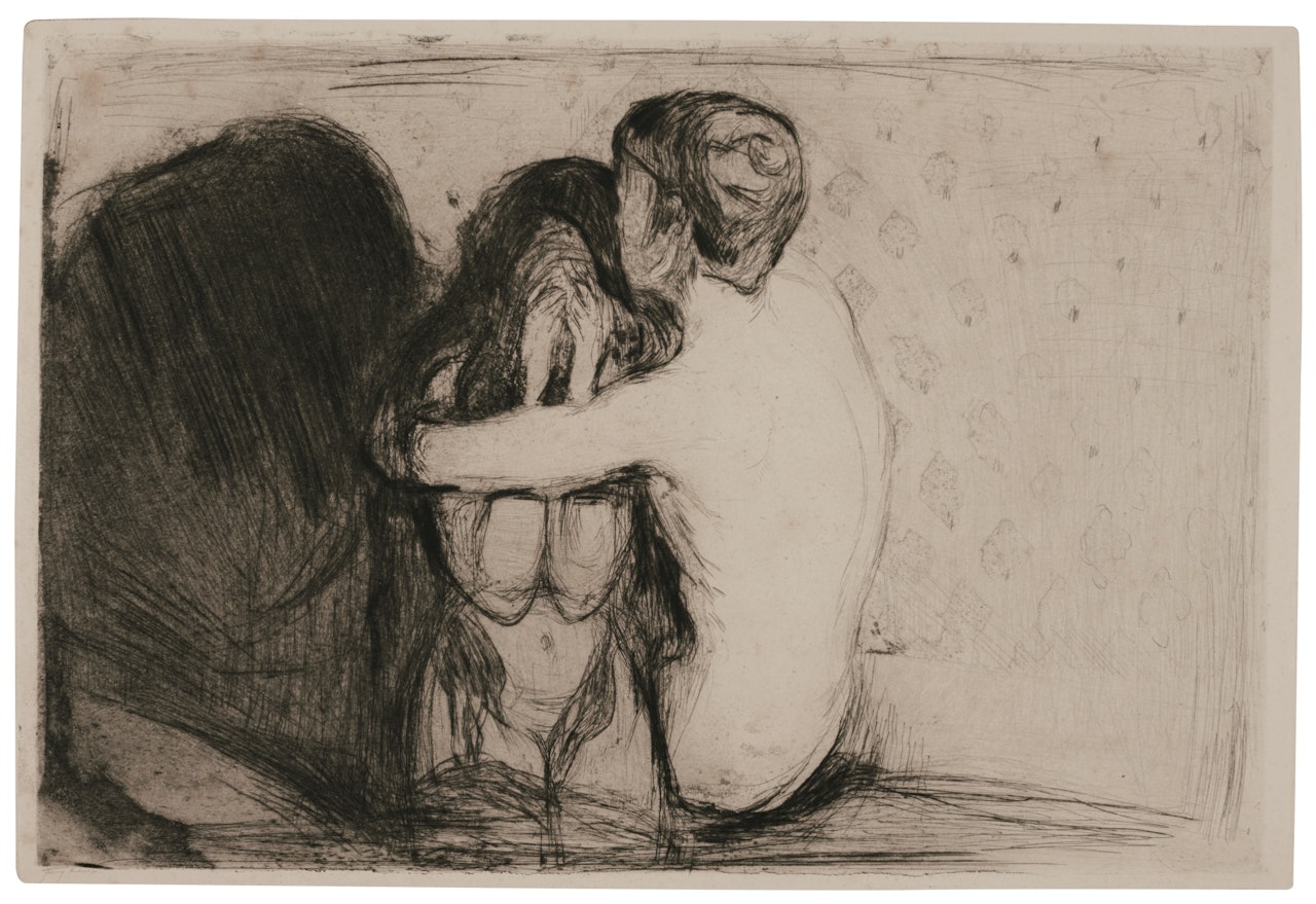 CONSOLATION (W., SCH. 6) by Edvard Munch