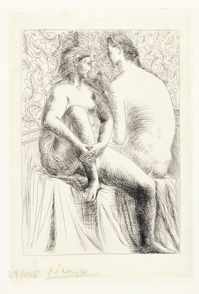 DEUX FEMMES NUES. II (B. 132; BA. 199)  by Pablo Picasso