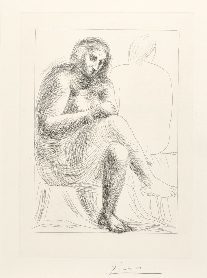 AU BAIN (B. 136; BA. 201) by Pablo Picasso