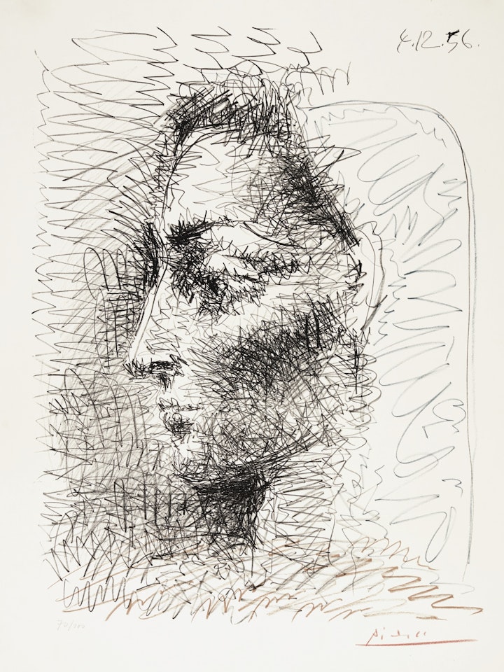 PORTRAIT DE JACQUELINE (B. 827; MOURLOT, PICASSO PROJECT 289) by Pablo Picasso