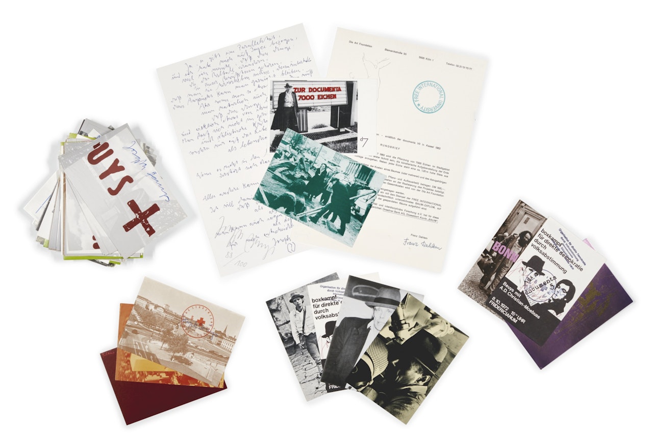 A COLLECTION OF LETTERS AND POSTCARDS by Joseph Beuys
