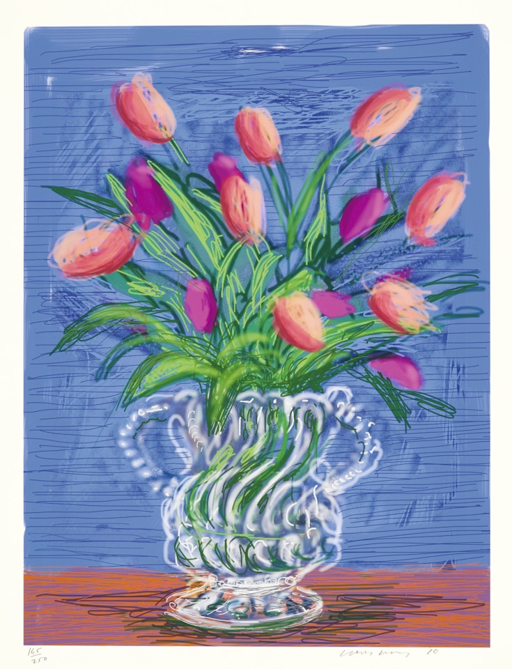 FLOWERS  by David Hockney
