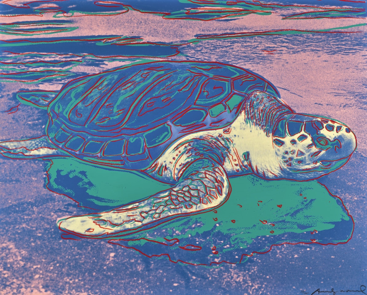 TURTLE (F. & S. II.360A) by Andy Warhol