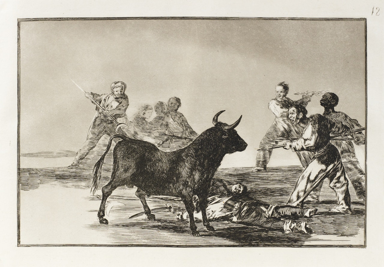 LA TAUROMAQUIA (DELTEIL 224-256; HARRIS 204-236) by Francisco José de Goya