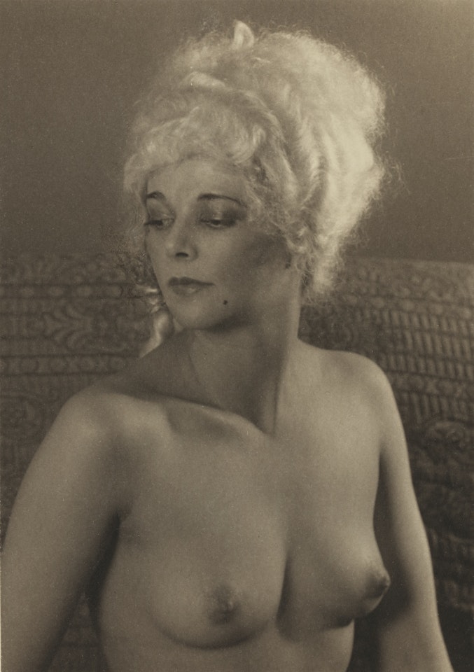 PAULA IN WIG by Paul Outerbridge, Jr