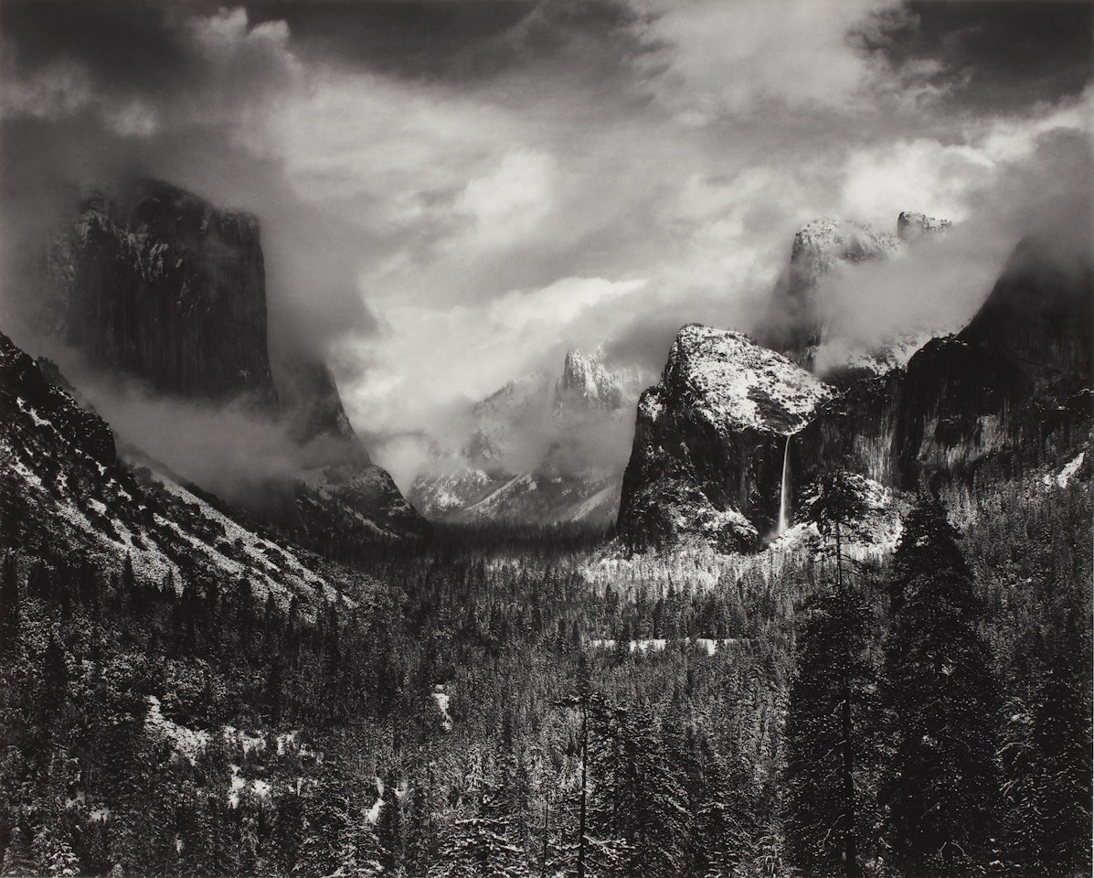 CLEARING WINTER STORM, YOSEMITE NATIONAL PARK, CA.' by Ansel Adams