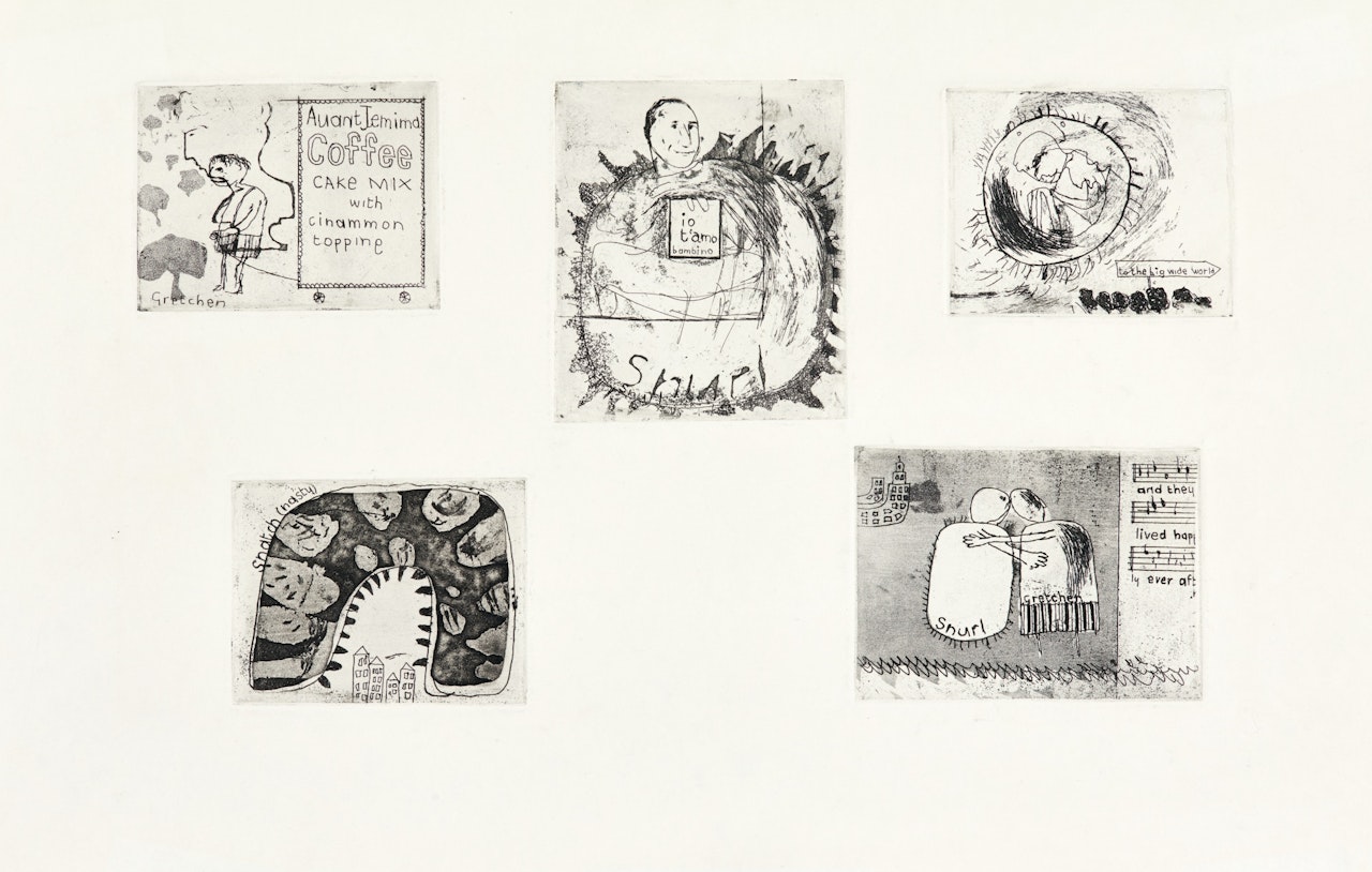 GRETCHEN AND THE SNURL (S.A.C. 9; MCA TOKYO 9) by David Hockney