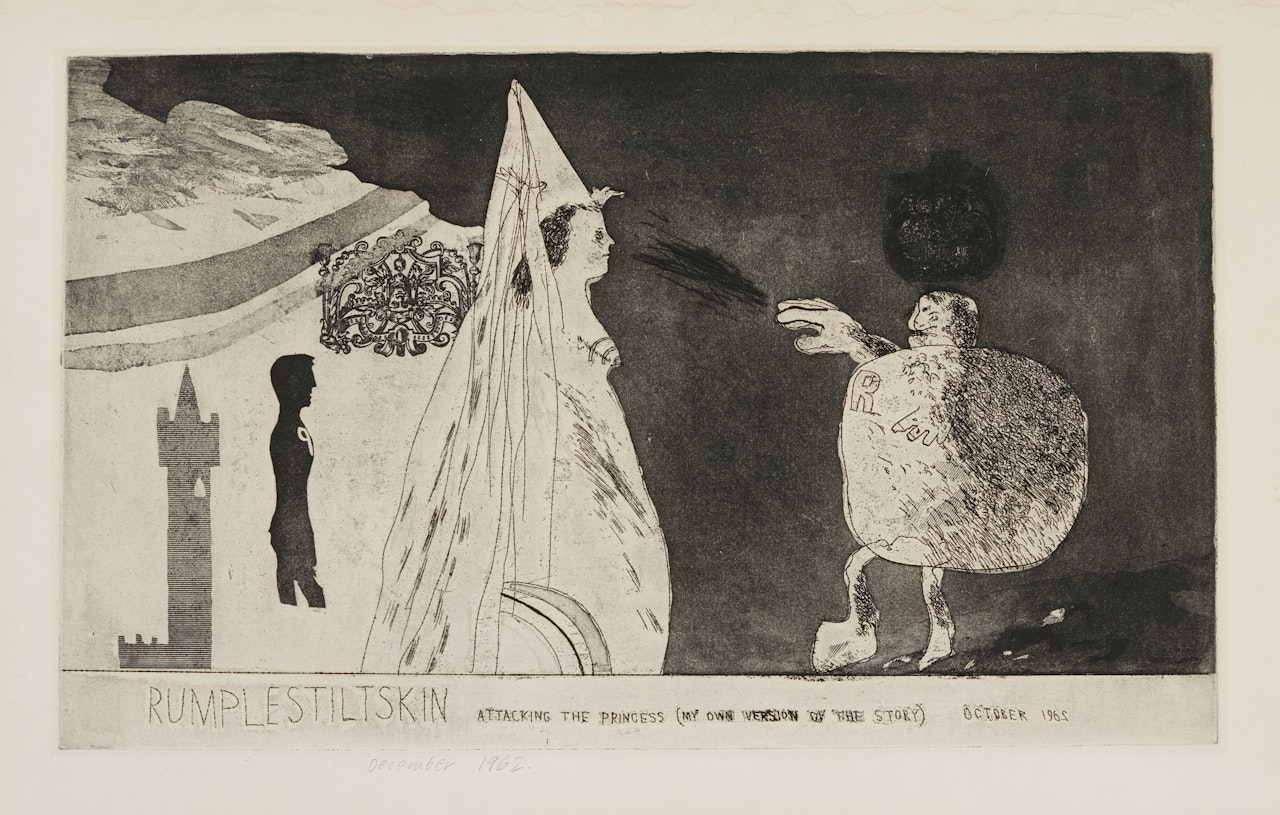 RUMPLESTILTSKIN (S.A.C. 15; MCA TOKYO 31) by David Hockney