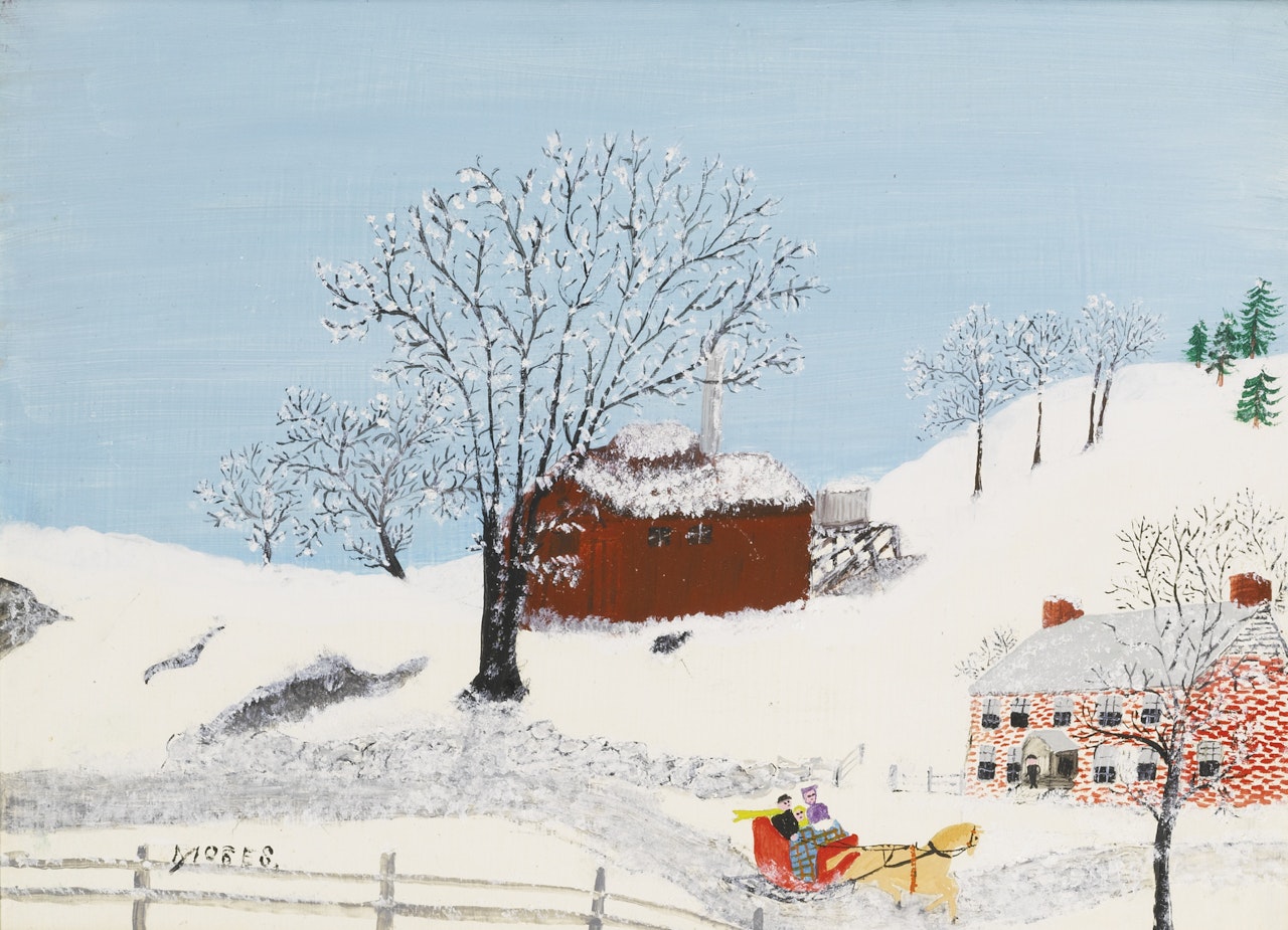 SUGAR HOUSE by Grandma Moses