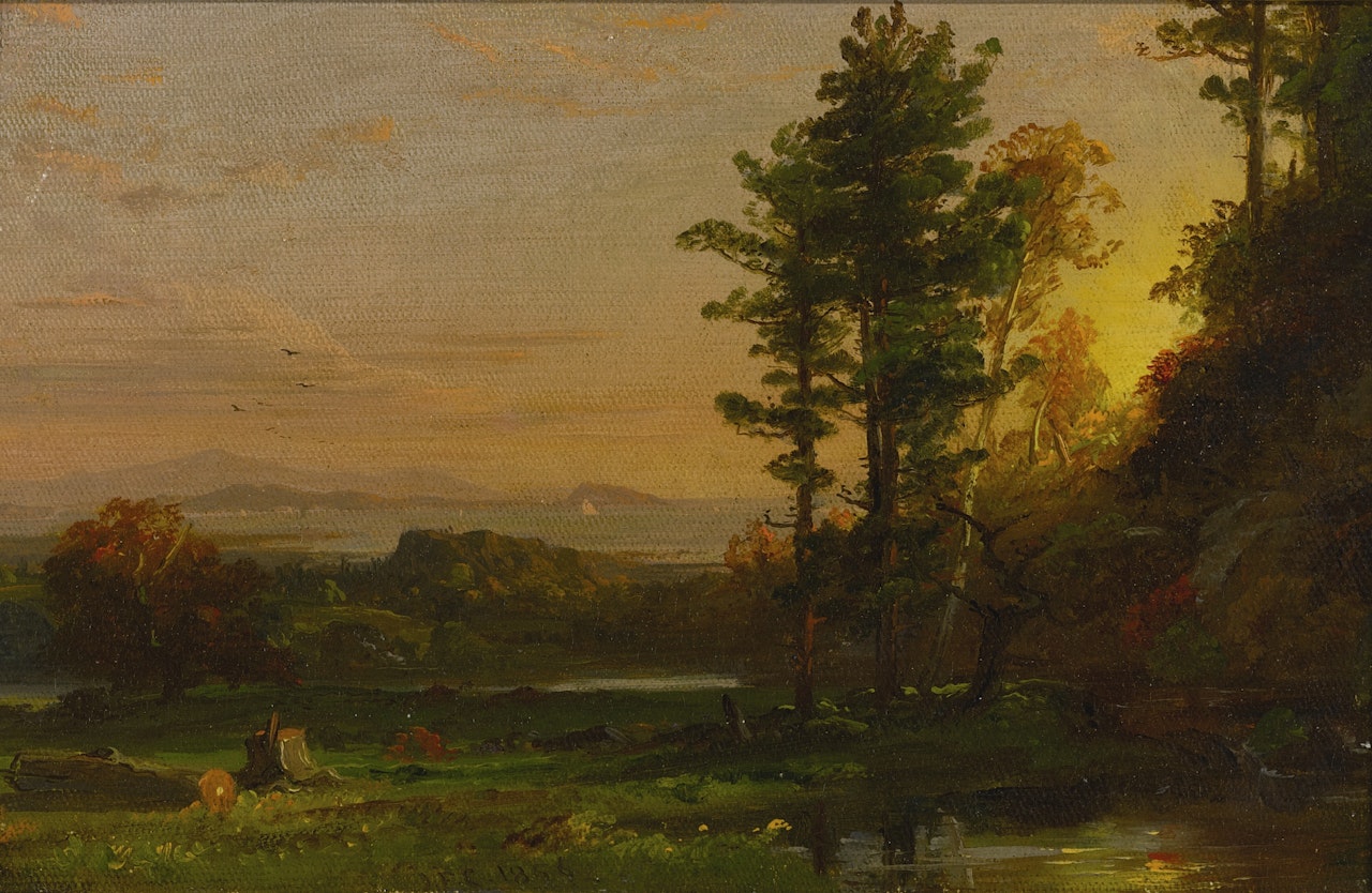 LANDSCAPE STUDY by Jasper Francis Cropsey