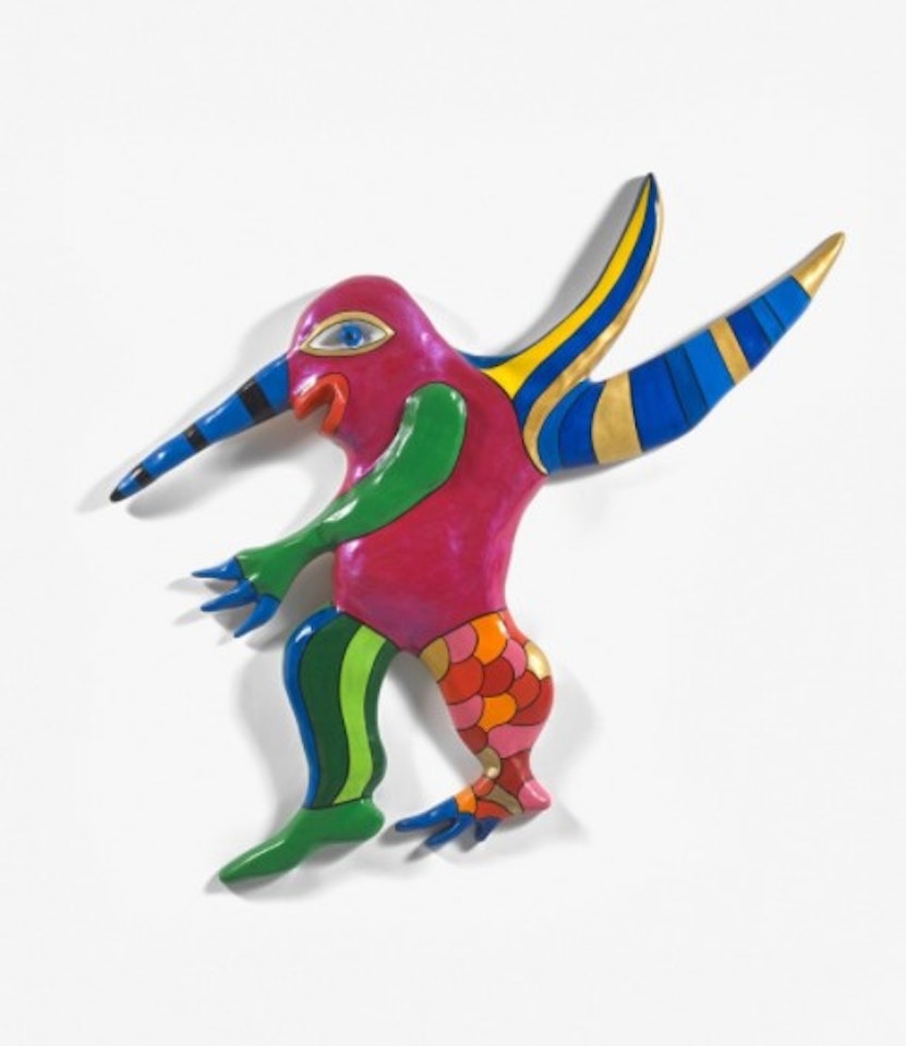 MYSTERIOUS BIRD, PINK (REMEMBERING) by Niki de Saint Phalle