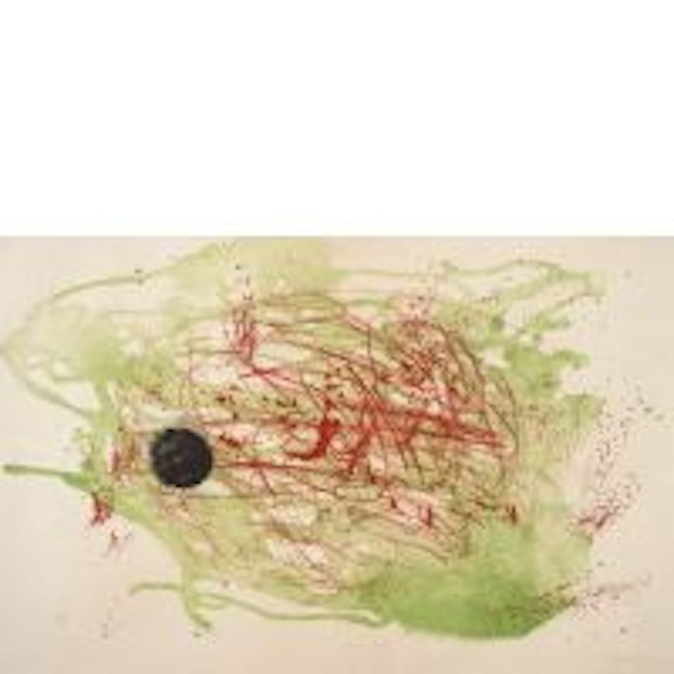Series I, red and green by Joan Miró