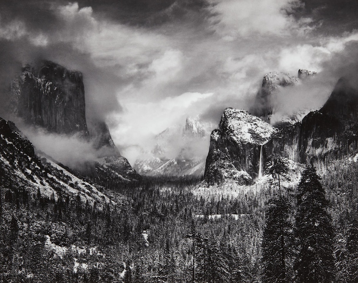 Clearing Winter Storm, Yosemite National Park, California by Ansel Adams