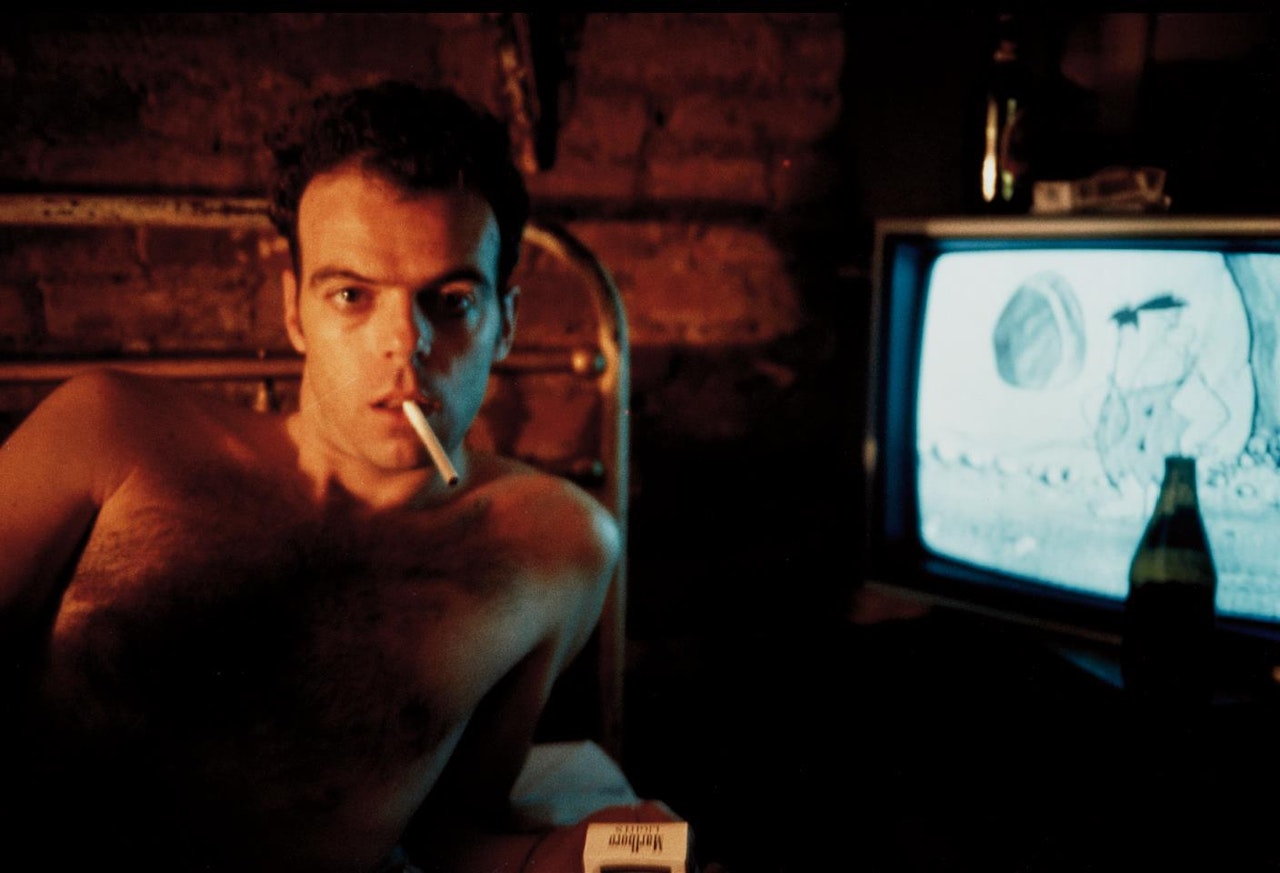 Brian with the Flintstones, NYC by Nan Goldin