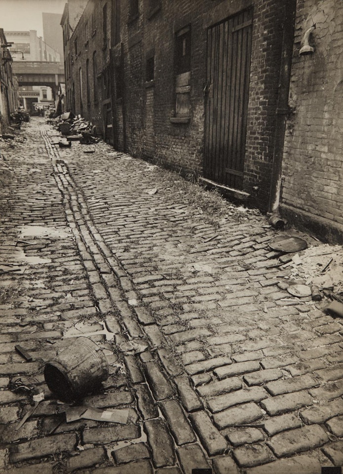 Charles Lane, Between West and Washington Streets, Manhattan by Berenice Abbott