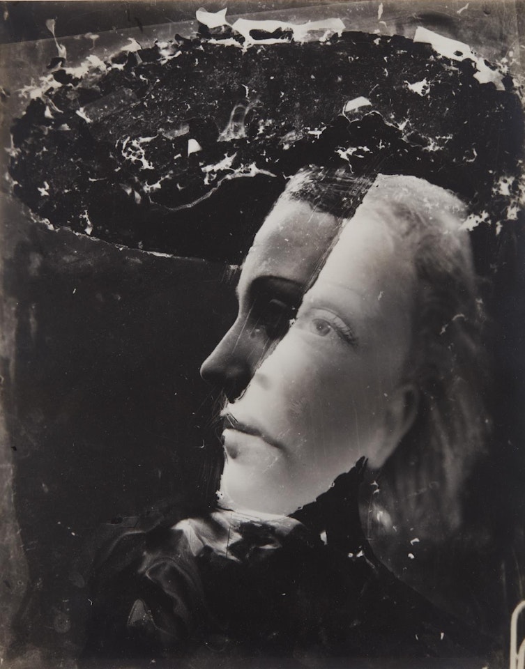 Untitled (double-exposed self-portrait) by Dora Maar