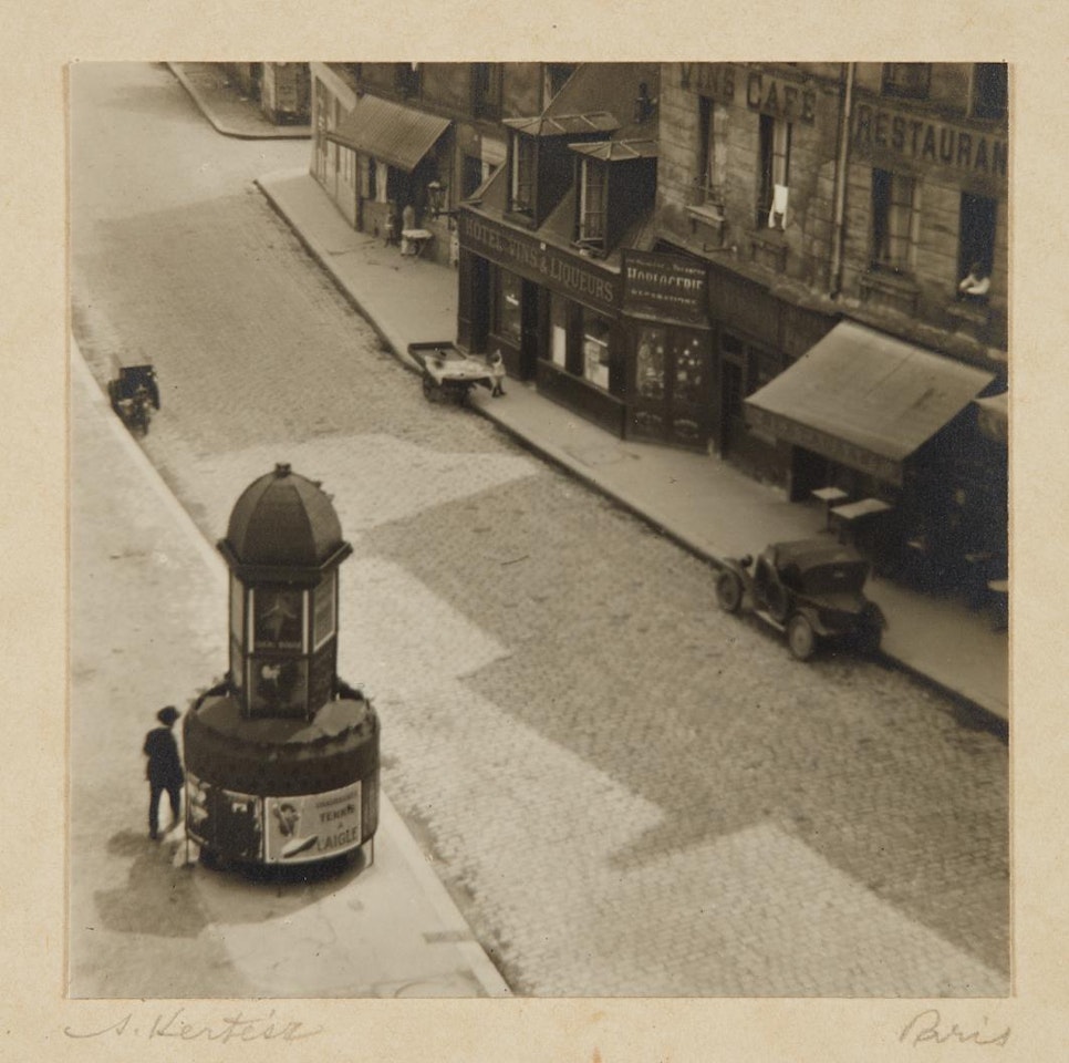 Paris (man at a pissoir, Latin Quarter) by André Kertész