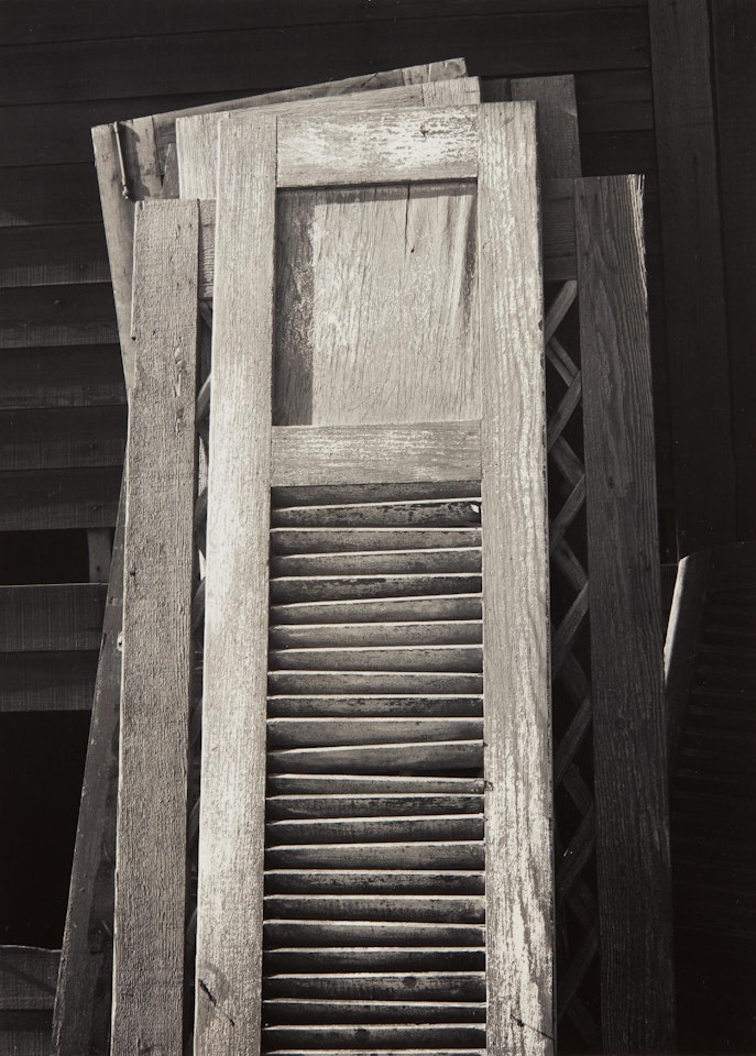 Old Doors, Columbia Farm, Los Angeles by Ansel Adams