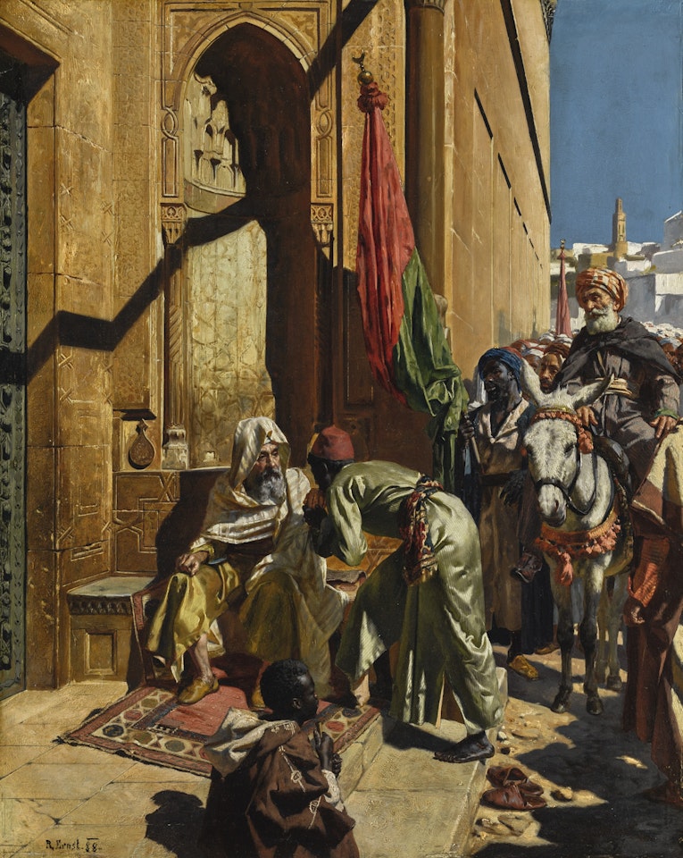 THE FORTUNE TELLER, CAIRO by Rudolf Ernst
