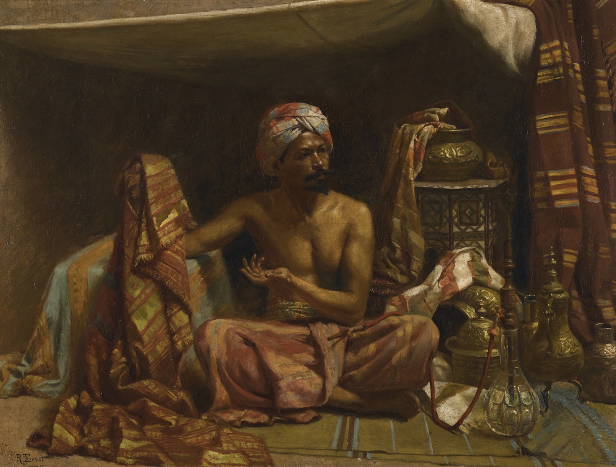 THE RUG MERCHANT by Rudolf Ernst