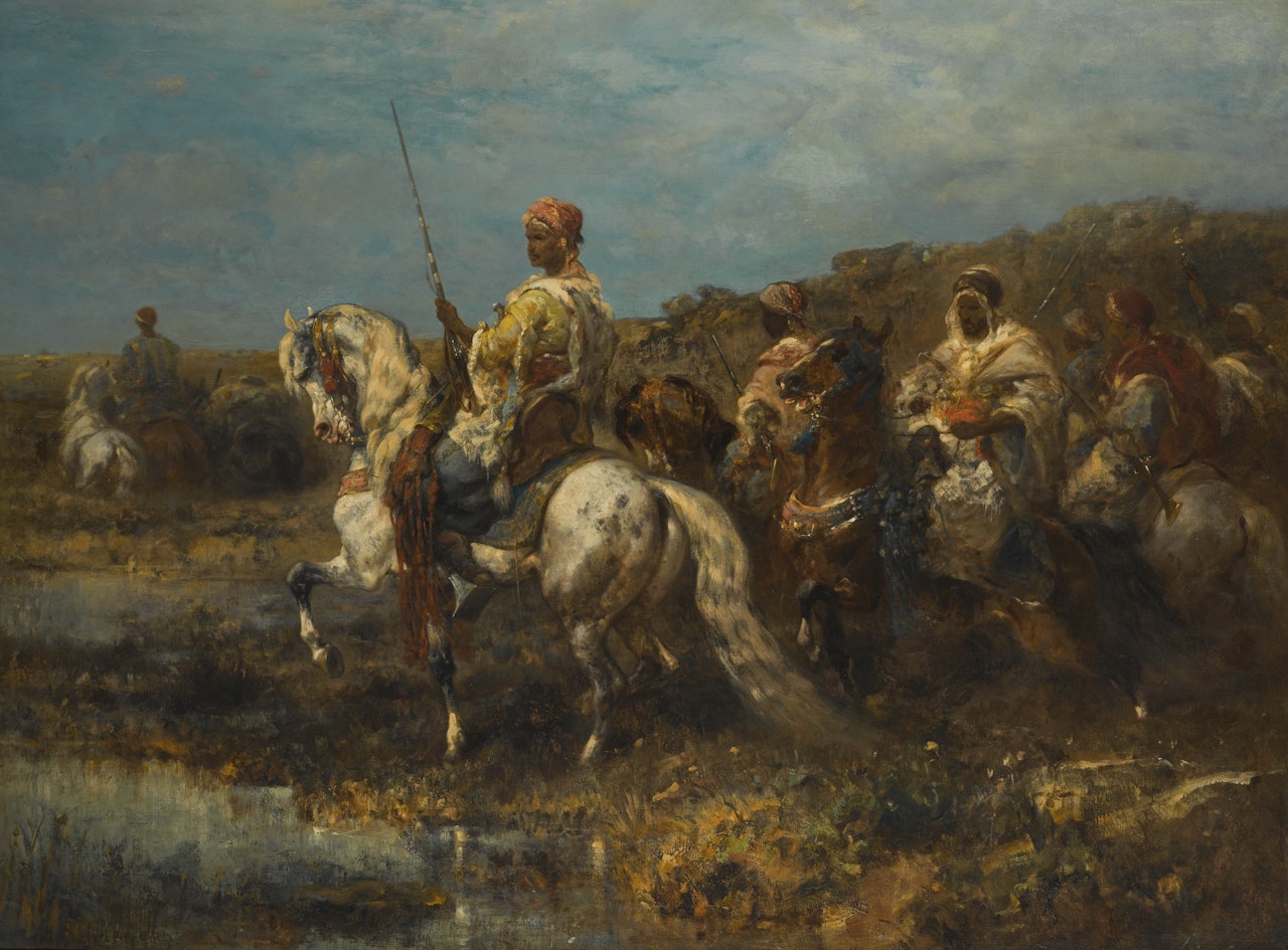 THE ADVANCE by Adolf Schreyer