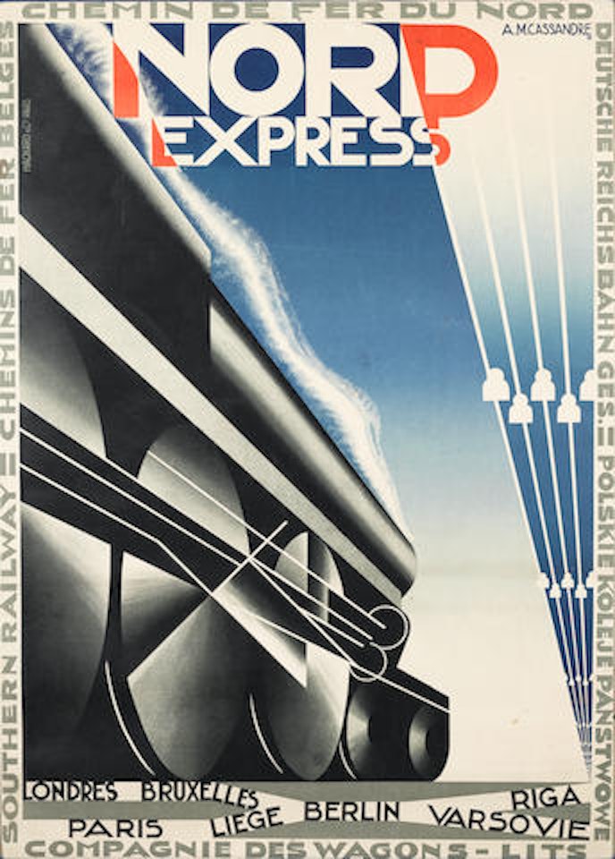 Nord Express by Cassandre (Adolphe Jean-Marie Mouron)