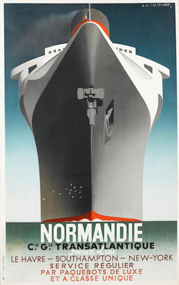 Normandie by Cassandre (Adolphe Jean-Marie Mouron)