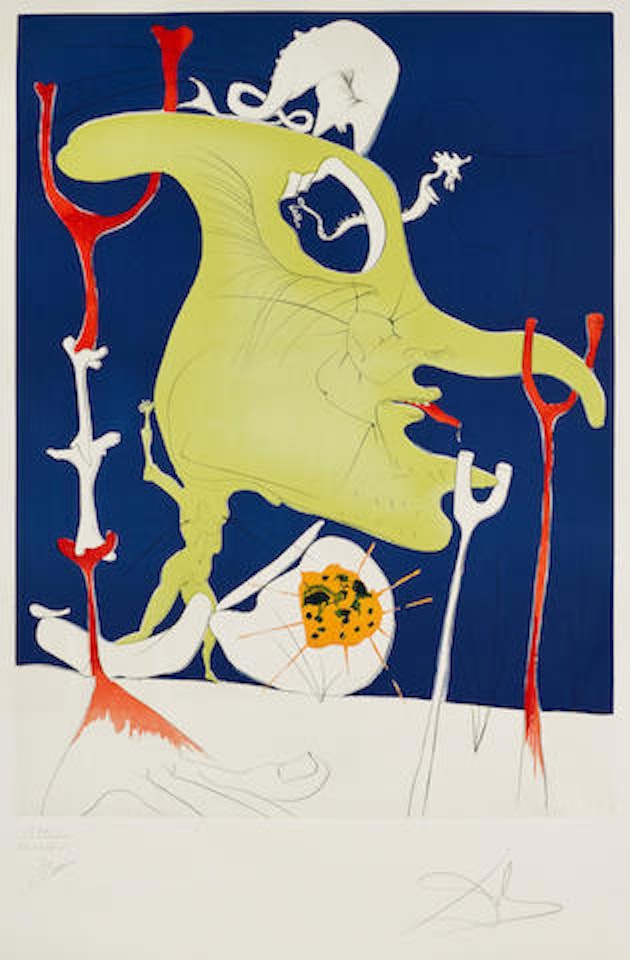 La Conquête du Cosmos II by Salvador Dali