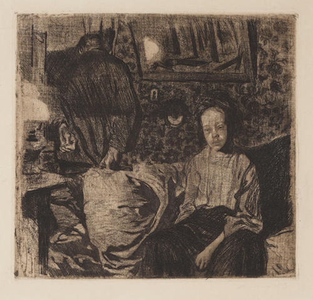 Junges Paar by Kathe Kollwitz