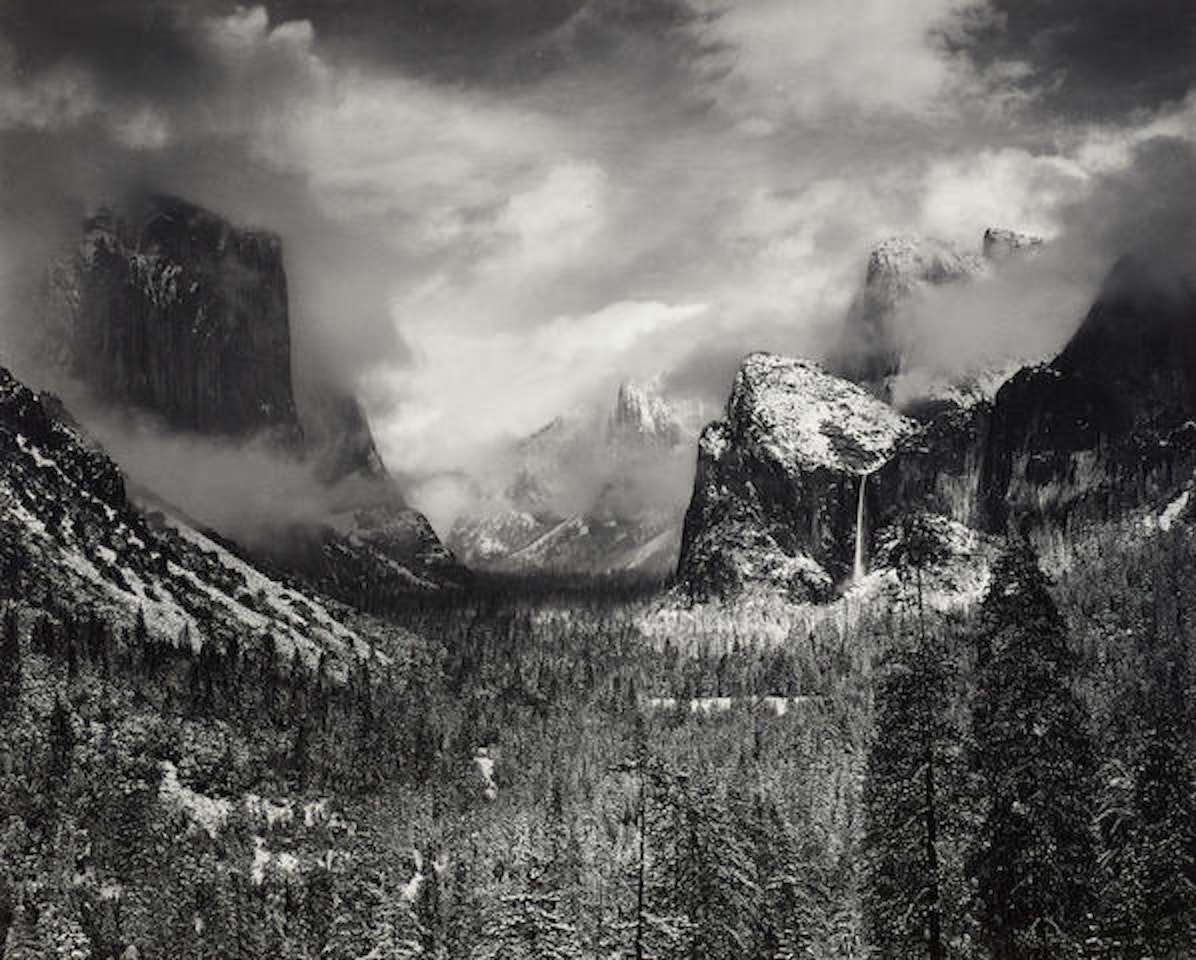 Clearing Winter Storm, Yosemite National Park by Ansel Adams