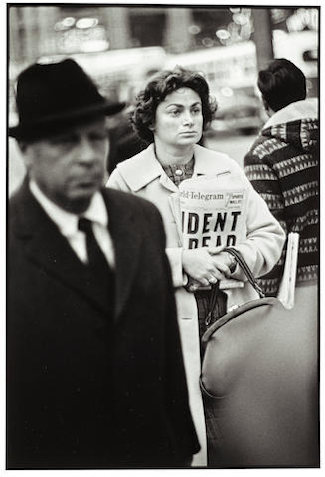 Kennedy Assassination, Times Square, New York City, November 22, 1963 by Richard Avedon