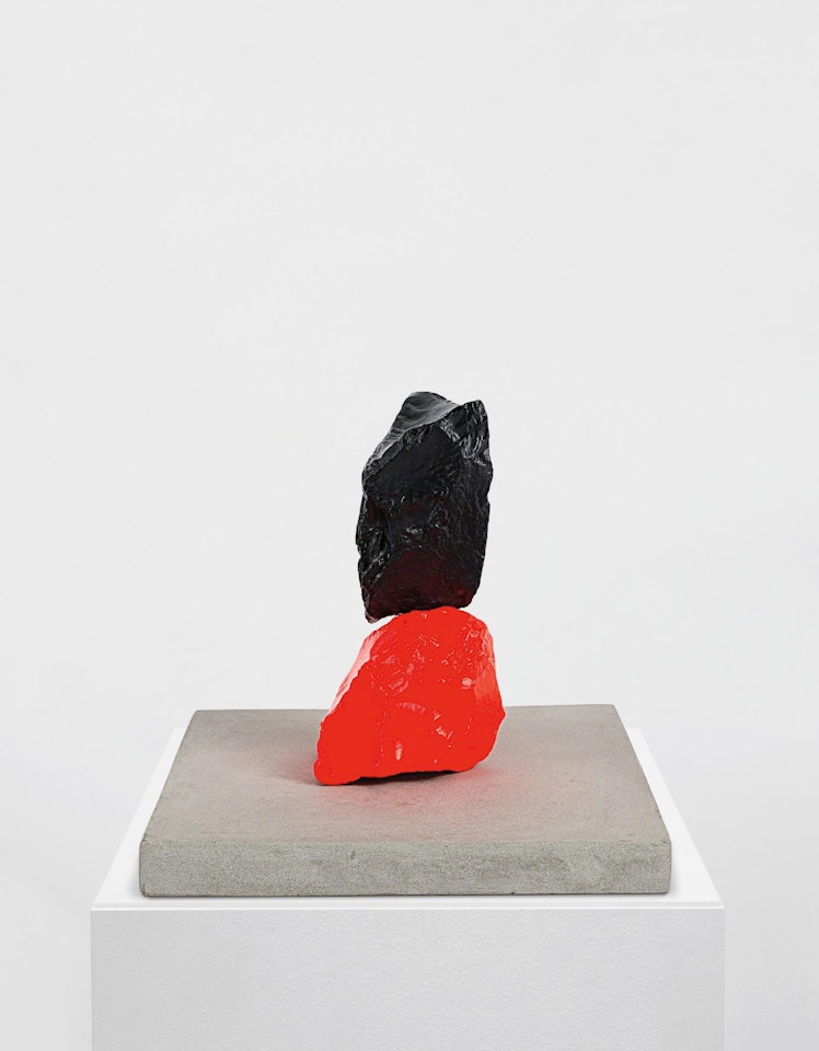 Small Red Black Mountain by Ugo Rondinone