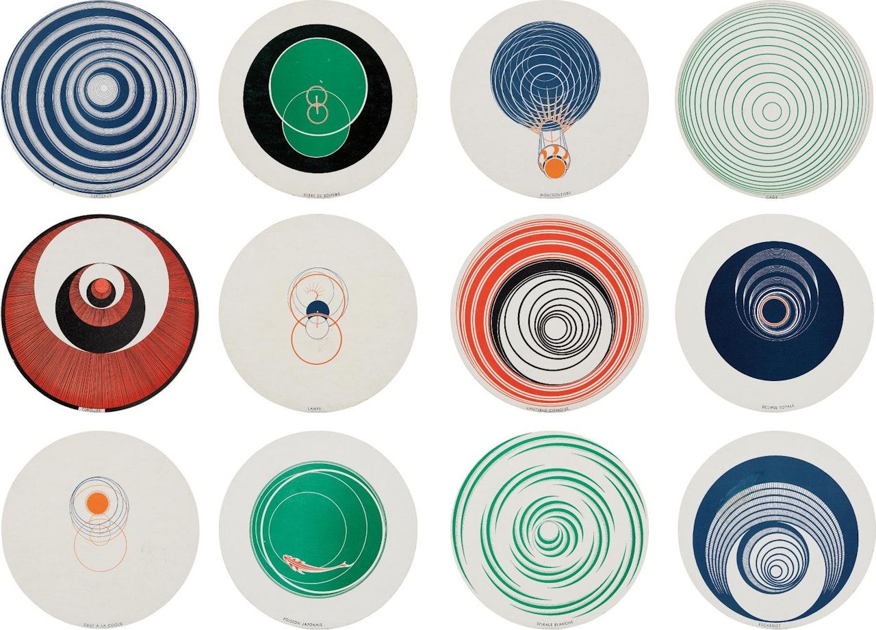 Rotoreliefs (Optical Disks) by Marcel Duchamp