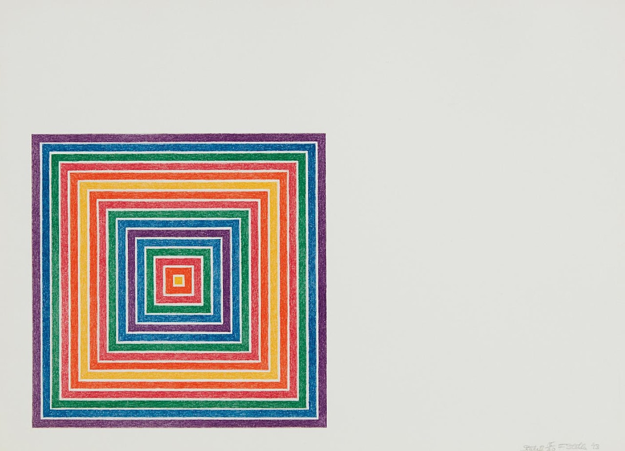 Honduras Lottery Co., from Multicolored Squares, State II by Frank Stella
