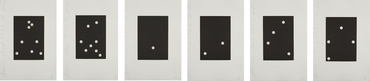 Dominoes by Donald Sultan