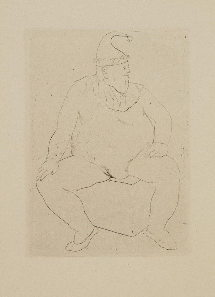 Le Saltimbanque au repos, from La suite des Saltimbanques by Pablo Picasso