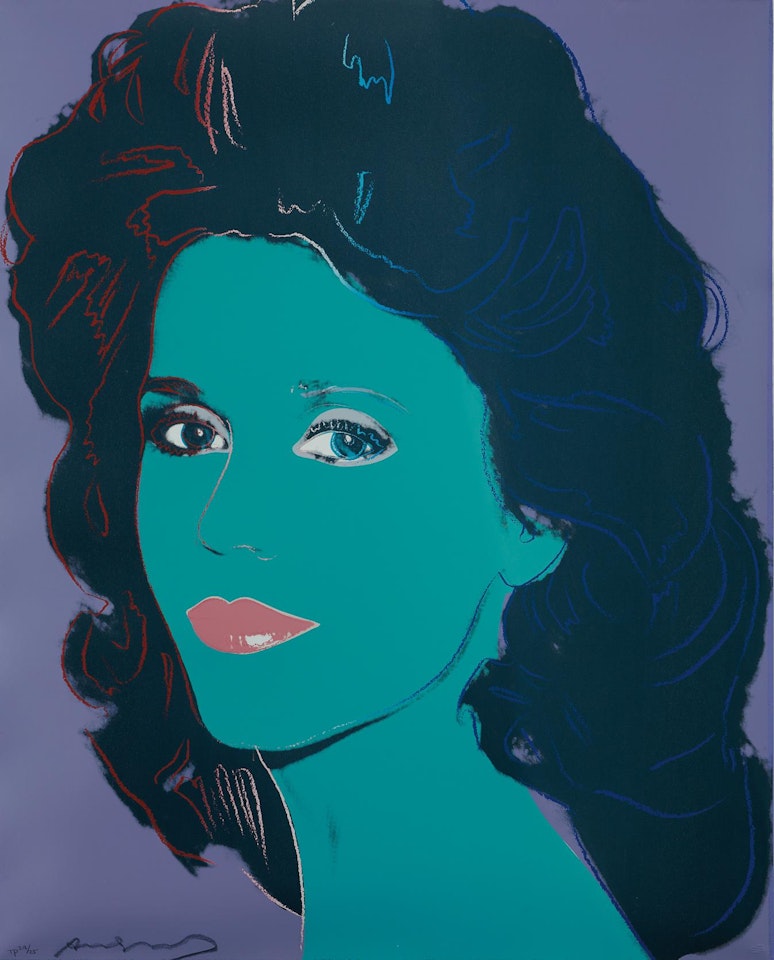 Jane Fonda by Andy Warhol