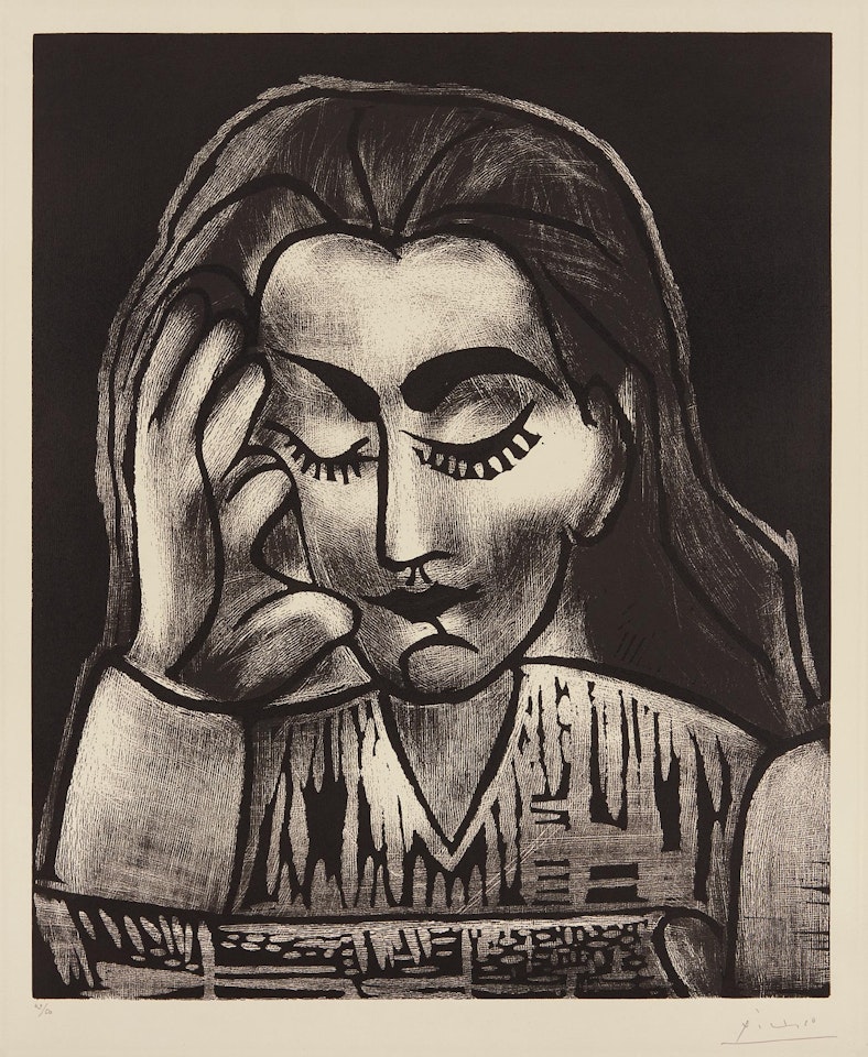 Jacqueline lisant (Jacqueline Reading) by Pablo Picasso