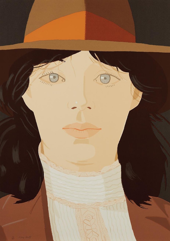 The Orange Band by Alex Katz