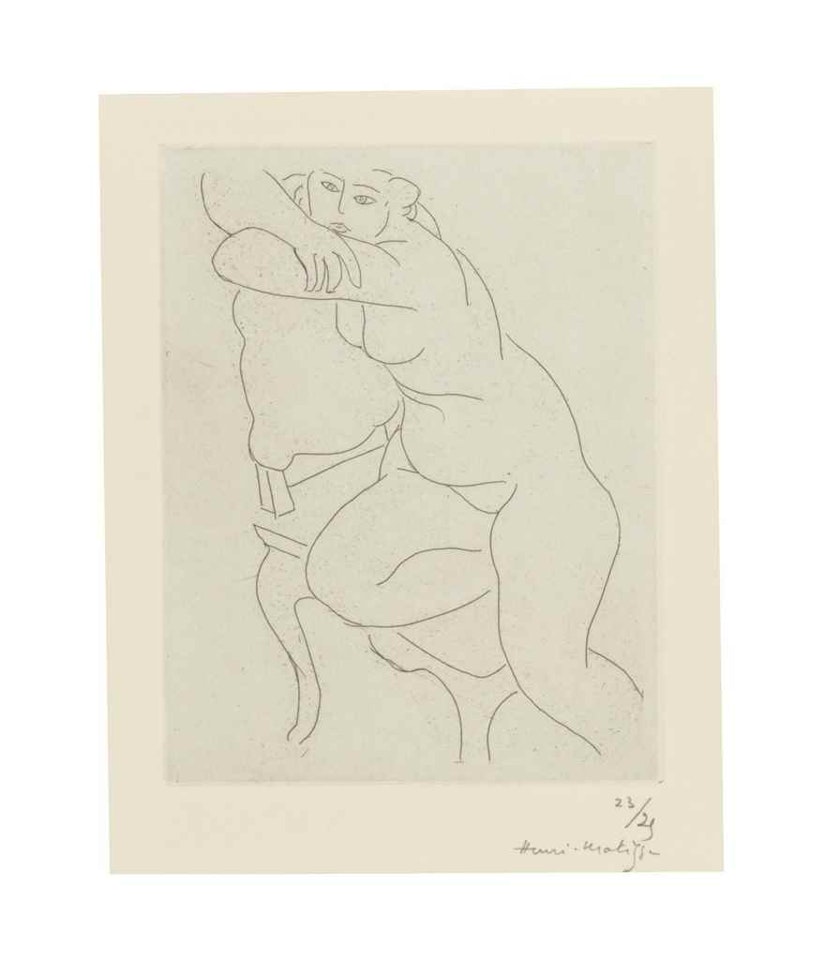 Nu au fauteuil by Henri Matisse